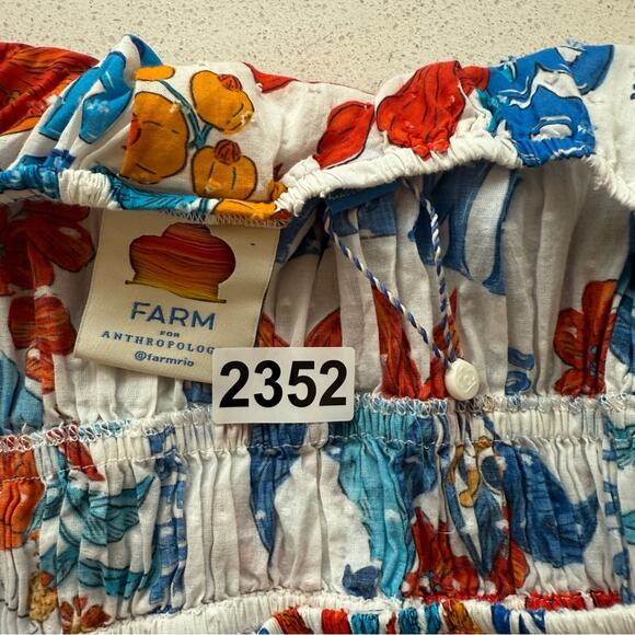 Farm Rio Sleeveless Smocked Printed Dress - Picture 9 of 11